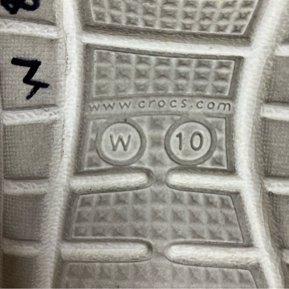 Literide by crocs gray slingback sandals casual summer womens size 10 - Picture 9 of 10